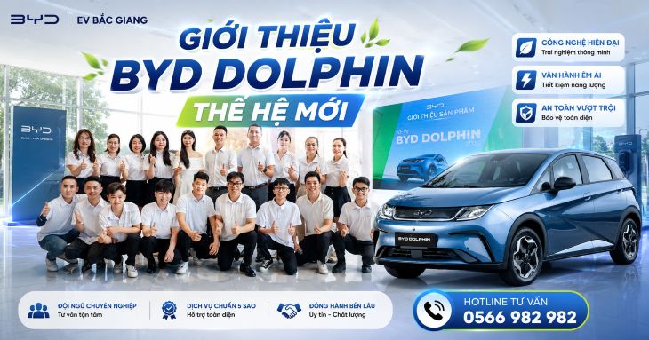 Sự kiện giới thiệu BYD Dolphin 2026 tại BYD Bắc Giang