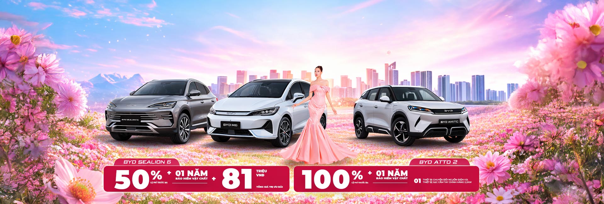 Tháng 12, ưu đãi hấp dẫn đang chờ bạn tại các showroom BYD Bắc Giang