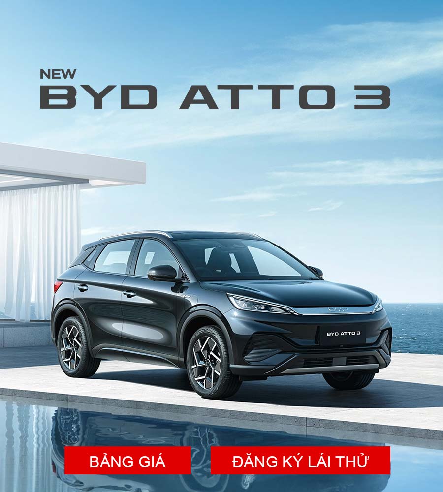 Byd atto3 — Ưu đãi Cực Khủng cho những khách hàng đầu tiên sở hữu BYD Atto3. Liên Hệ Ngay. BYD Atto3 mẫu xe CUV đô thị cực hot đã có mặt tại Việt Nam. Hỗ Trợ Trả Góp Nhanh.