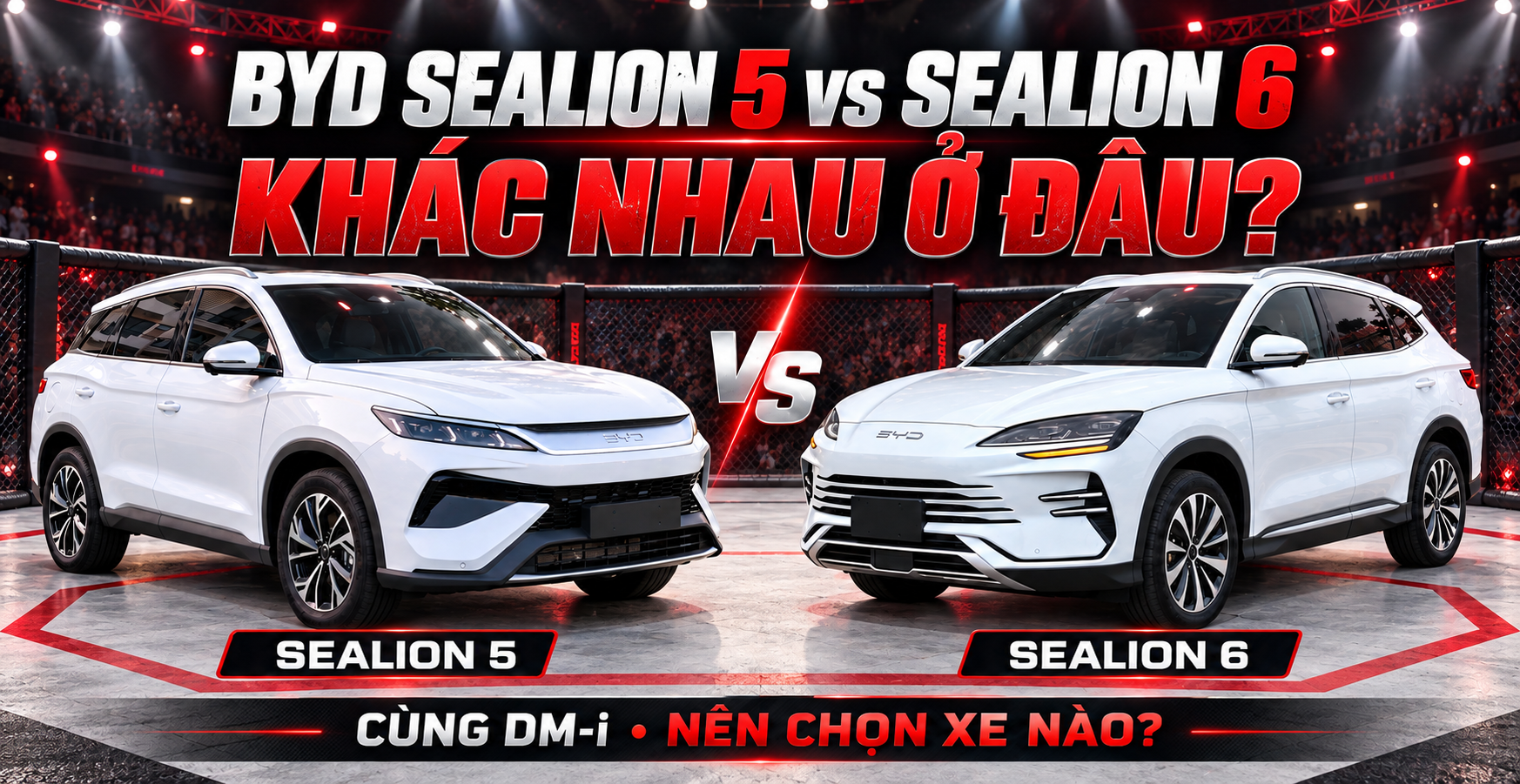 BYD Sealion 5 Khác Gì Sealion 6: Thông Số, Kích Thước và Giá Bán