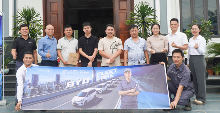 BYD Fleet Care - Giải pháp chăm sóc đội xe doanh nghiệp toàn diện tại BYD Bắc Giang