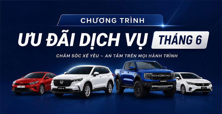 Ưu Đãi Dịch Vụ Tháng 6/2026 Tại BYD Bắc Giang – Giảm Đến 20%, Miễn Phí Nhiều Hạng Mục
