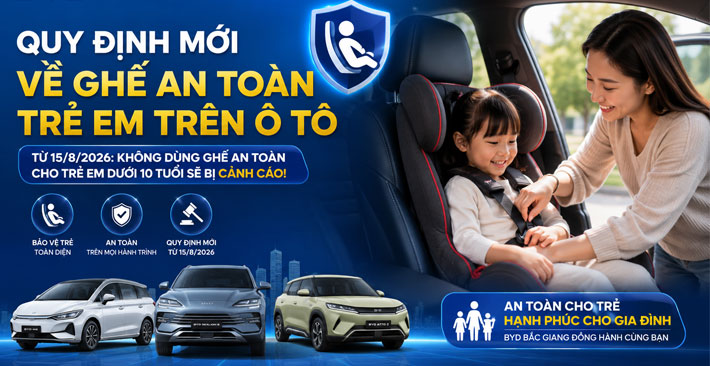 Phạt cảnh cáo tài xế ô tô không dùng ghế an toàn cho trẻ em là thế nào?