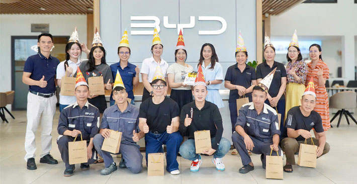 Chúc Mừng Sinh Nhật CBNV BYD Bắc Giang Quý I & Quý II/2026
