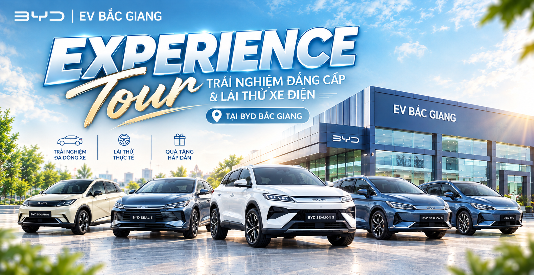 SỰ KIỆN BYD EXPERIENCE TOUR: TRẢI NGHIỆM ĐẲNG CẤP & LÁI THỬ XE ĐIỆN TẠI BYD BẮC GIANG
